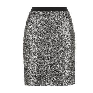Gold sequin pencil skirt ✨